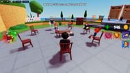 Every player must wait for their turn to play Rock Paper Scissors at the table (Image via Roblox) 8
